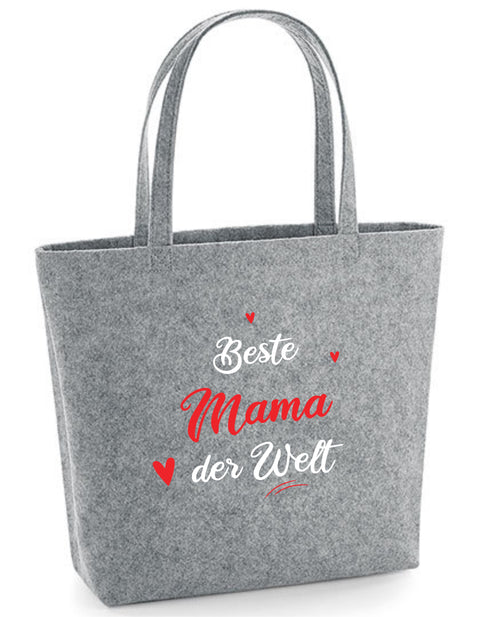 Filz Tasche Easy Bag 001 Beste Mama der Welt