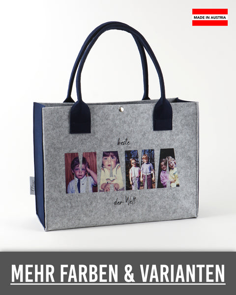 Filz Tasche 120 Foto Beste MAMA der Welt