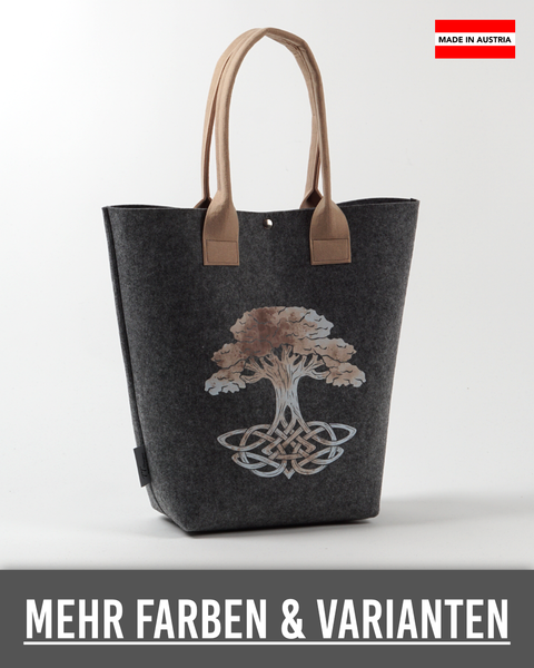 Filz Tasche Shopper M07_Baum