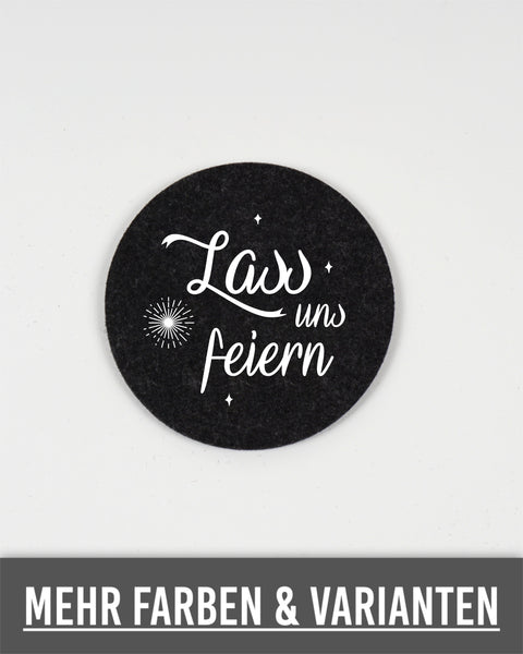 Untersetzer Lass uns feiern