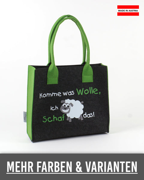 Filz Tasche 011 Komme was Wolle