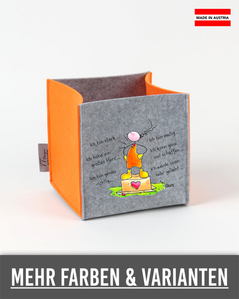 Filz Box Oups 010 Ich bin stark...