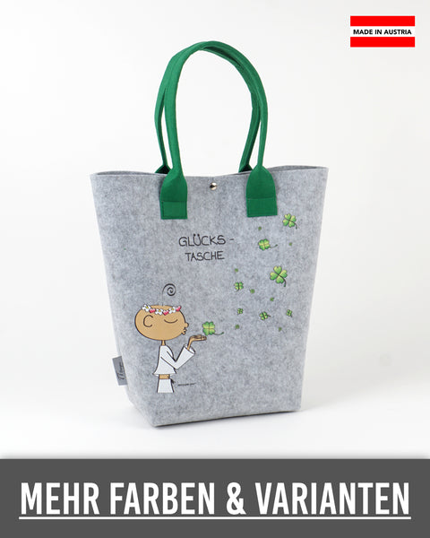 Filz Tasche Shopper Yogi 020 Glückstasche