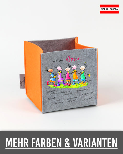 Filz Box Oups 009 Wir sind Klasse