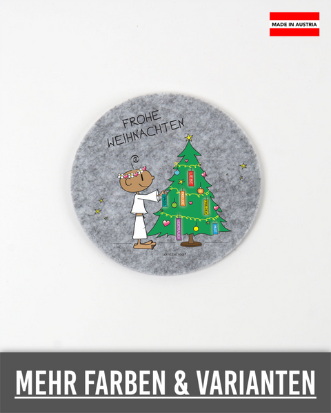 Untersetzer  Yogi Weihnachten