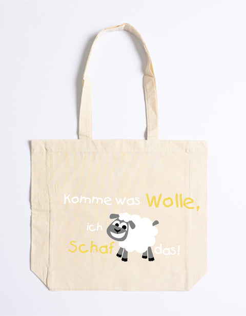 Easy Cotton Bag 011 Komme was Wolle, ich Schaf das!