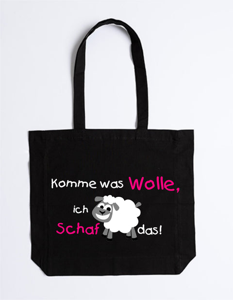 Easy Cotton Bag 011 Komme was Wolle, ich Schaf das!