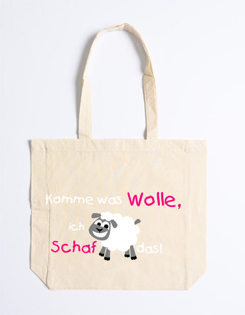 Easy Cotton Bag 011 Komme was Wolle, ich Schaf das!