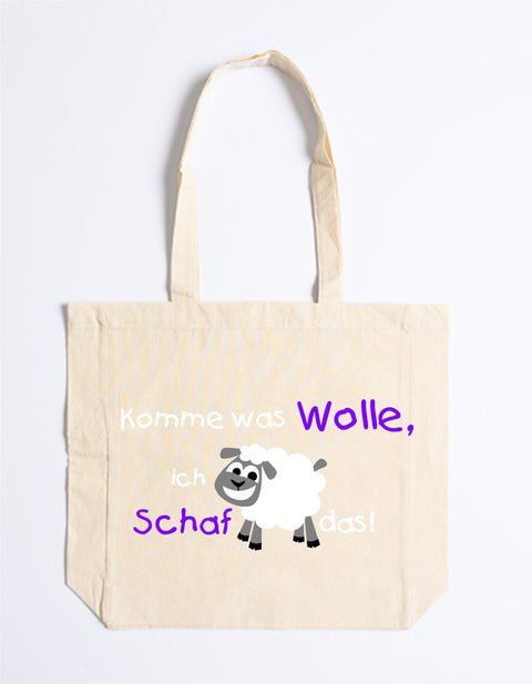 Easy Cotton Bag 011 Komme was Wolle, ich Schaf das!