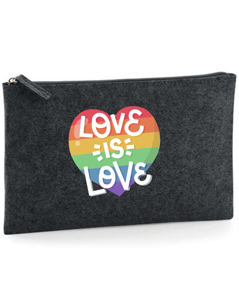 Filz Täschchen Easy Basic 108 Love is love