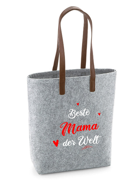 Filz Tasche Easy Bag Premium 001 Beste Mama der Welt