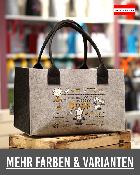 Filz Einkaufskorb S10 Sheepworld