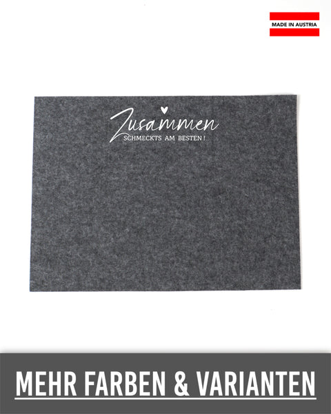 Tischset in verschiedenen Designs bedruckt