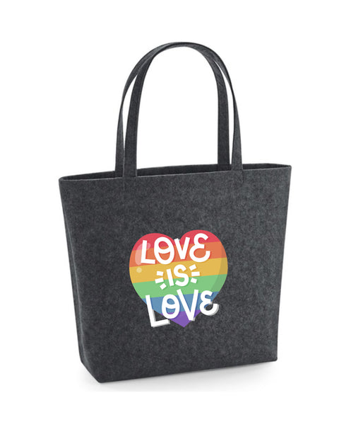 Filz Tasche Easy Bag 108 Love is Love