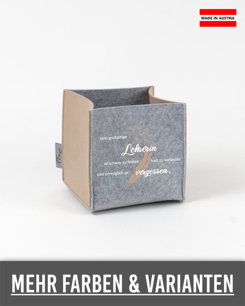 Filz Box L08 Eine großartige Lehrerin