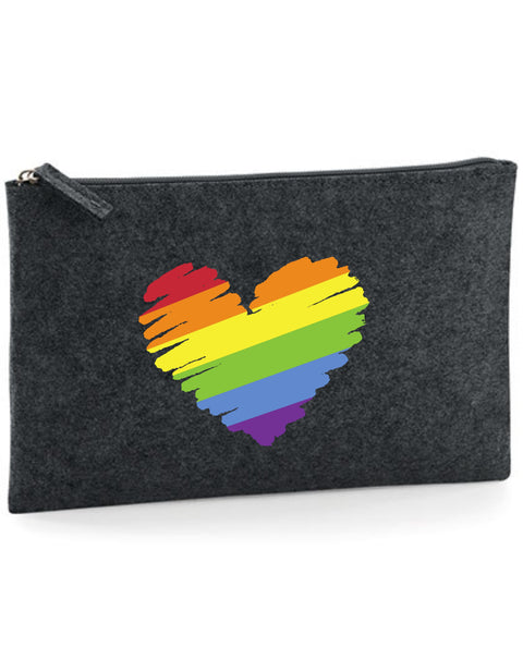 Filz Täschchen Easy Basic 108 Herz