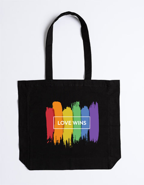 Easy Cotton Bag 108 Love wins Regenbogen