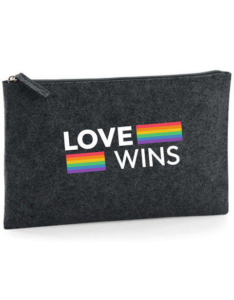 Filz Täschchen Easy Basic 108 Love wins