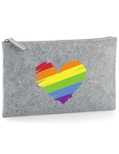 Filz Täschchen Easy Basic 108 Herz