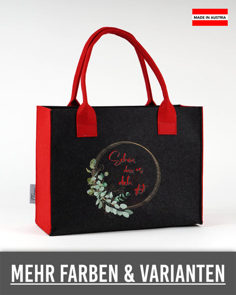 Filz Tasche 090 Schön, dass es dich gibt!