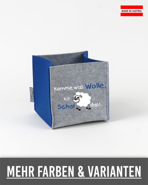 Filz Box 011 Komme was Wolle, ich Schaf das!