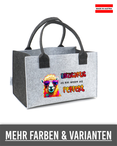 Filz Einkaufskorb 055 Einzigartig ist viel besser als perfekt