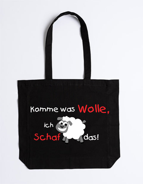 Easy Cotton Bag 011 Komme was Wolle, ich Schaf das!