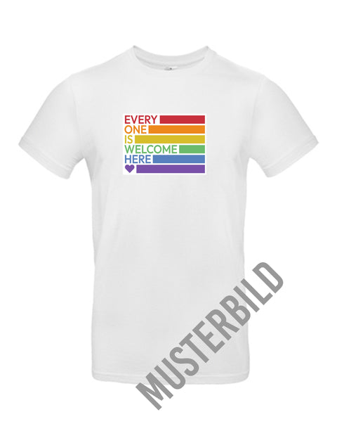 Basic T-Shirt 108 Every one is welcome here