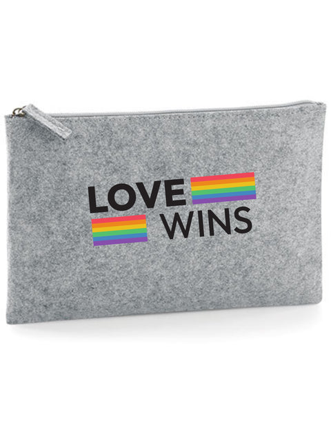 Filz Täschchen Easy Basic 108 Love wins