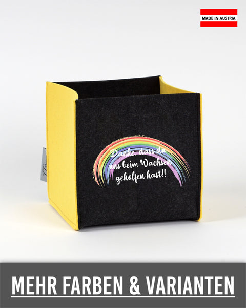 Filz Box L11 Danke, dass du uns beim Wachsen geholfen hast!