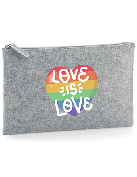 Filz Täschchen Easy Basic 108 Love is love