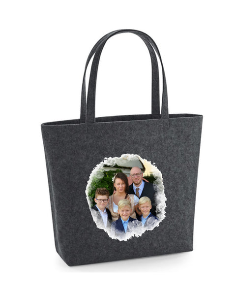Filz Tasche Easy Bag Selbst gestalten