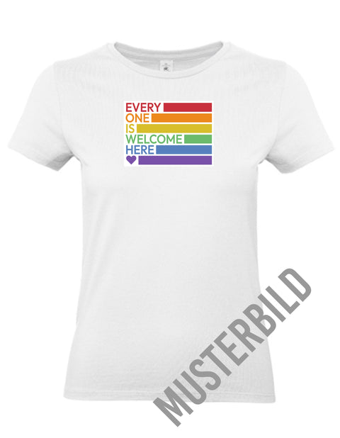 Basic T-Shirt 108 Every one is welcome here