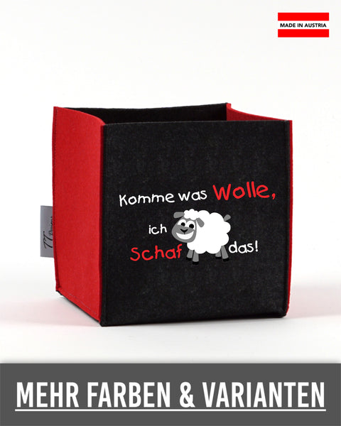 Filz Box 011 Komme was Wolle, ich Schaf das!