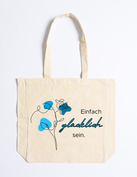 Easy Cotton Bag 125 Einfach glücklich sein