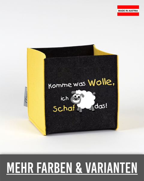 Filz Box 011 Komme was Wolle, ich Schaf das!