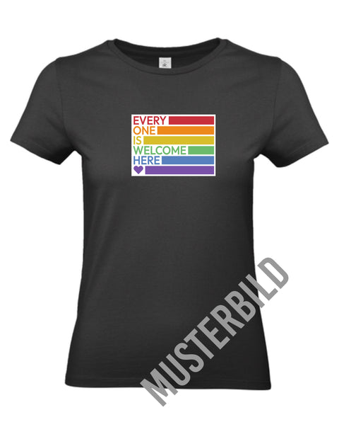 Basic T-Shirt 108 Every one is welcome here