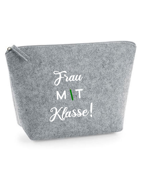 Filz Täschchen Easy S/M L07 Frau mit Klasse!