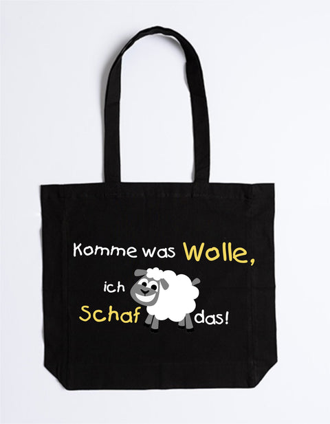 Easy Cotton Bag 011 Komme was Wolle, ich Schaf das!