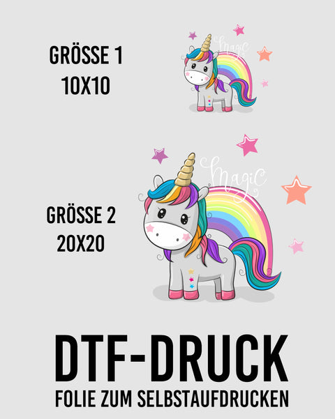 DTF-Druck (951 Einhorn)