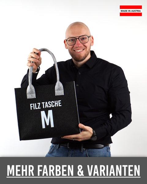 Filz Tasche S/M/L Oups 010 Nimm dir Zeit