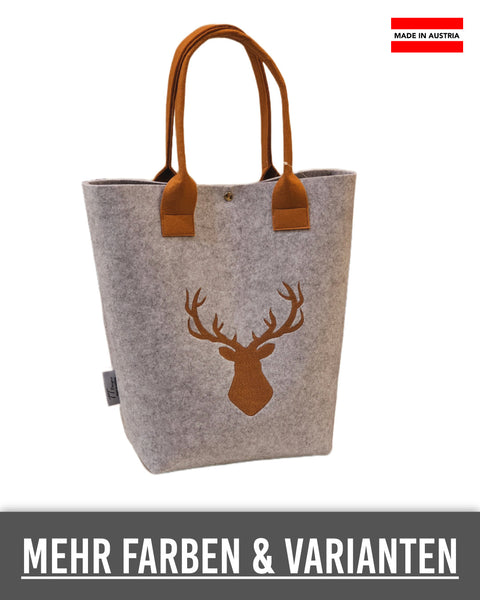 Filz Tasche Shopper (065 Hirsch)