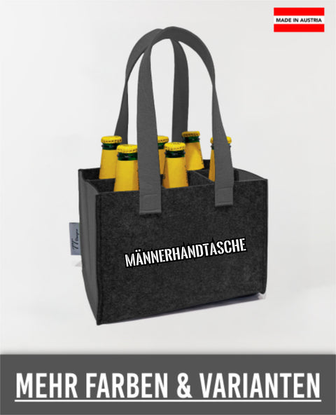 Filz 6er Träger Männerhandtasche "656"