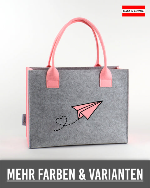 Filz Tasche 142 Papierflieger