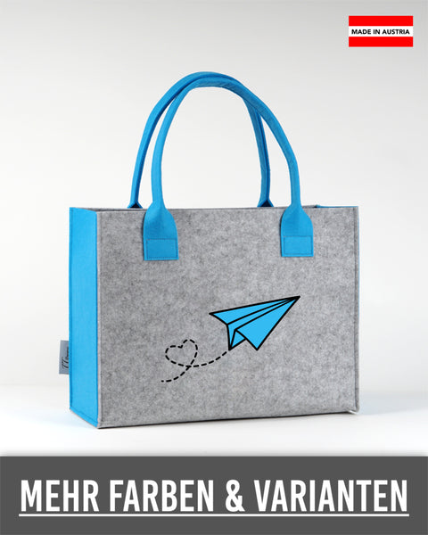 Filz Tasche 142 Papierflieger