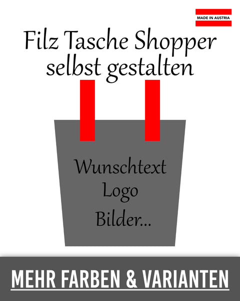 Filz Shopper "Selbst gestalten"