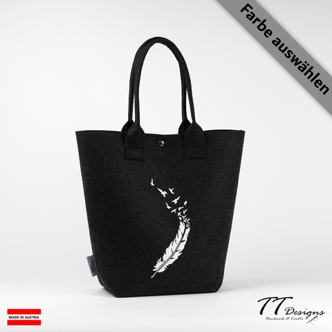 Filz Shopper "Feder"