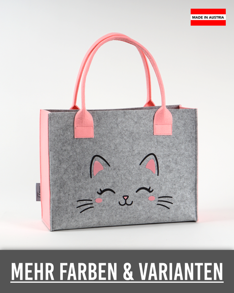 Filztasche "KittiCat" – Größen S/M/L
