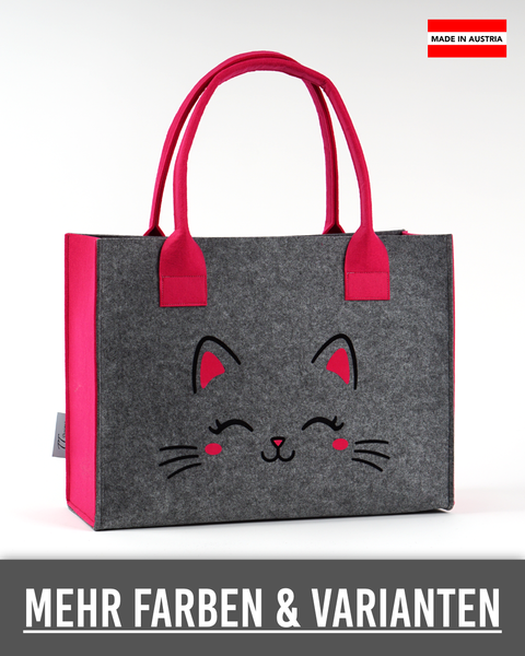 Filztasche "KittiCat" – Größen S/M/L