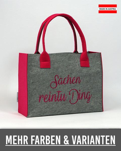 Filz Tasche 052 Sachen reintu Ding